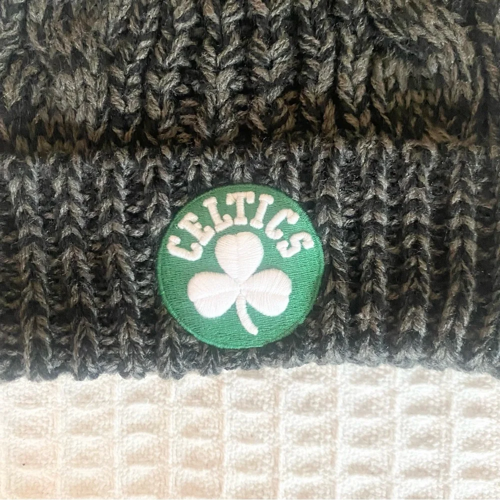 47 Brand Celtics logo Meeko cuff knit winter hat NWT